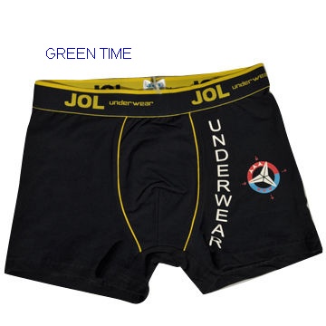 Men's boxer briefs with logo printing, made of cotton with spandex or 100% cotton, comfortable