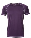 men's interlock t shirt with round neck , short raglan sleeve, 100% functional polyester 130gsm