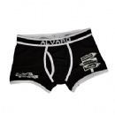 Men's briefs with logo, jacquard waistband, made of cotton with spandex, double layered lined crotch